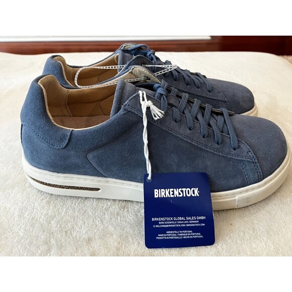 Birkenstock Bend Low Sneaker Elemental Blue Suede Women EU 42 size US 11 NEW nwt - Picture 16 of 16